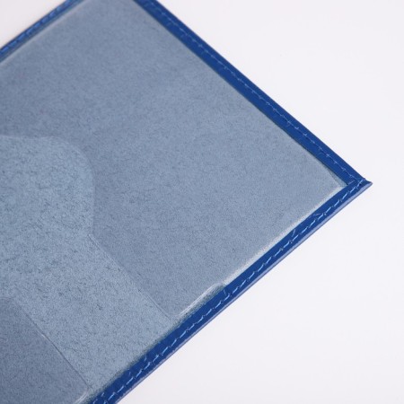 Cover for passport, blue color-5