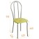 Vienna 2 chair, silver metallic/olive