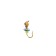 Mormyshka drop (gold galvanic), weight 0.15 g, size 2