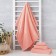 Terry towel economy and I 50*90 cm, peach nectar 100%HL, 360 g/m2