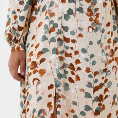 Women's dress with a cut Mist Plus-Size, size 56, beige color-2