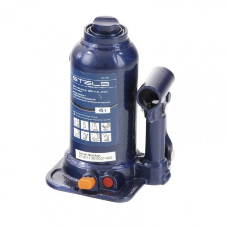 The jack hydraulic bottle telescopic stels 51145, rise 170 - 420 mm, 4 tons-1