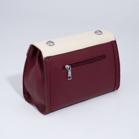 Bag-mixer on the valve, burgundy/beige color-1