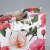 Gift package for a bottle, packaging, "flowers", 36 x 13 x 10 cm