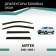 Defly window deflectors, for Mitsubishi Airtrek, 2001-2005
