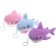 Soft toy "Shark", on a key fabric, 15 cm, blochey, Mix colors