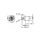 Universal built -in shower mechanism Zipponi, D = 46mm