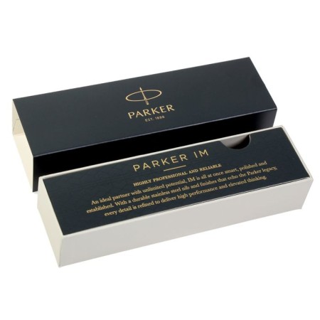 Ballpoint pen Parker Im Core Dark Espresso CT M, Dark Brown Matte/ Chrome, Blue Ink-3