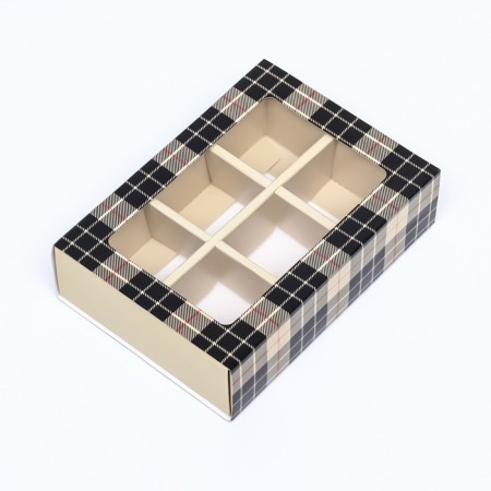 Box for sweets 6 pcs, "male" 13.7 x 9.8 x 3.8 cm-2