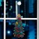 LED figure on the suction cup "Christmas tree" 24 × 45 cm, plastic, AAAX3 batteries (not in the kit), glow warm white