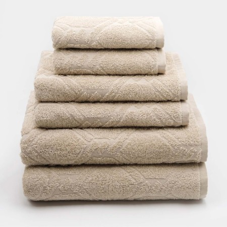 Terry towel 50x80cm, paradice, beige, 340g/m, HL100%