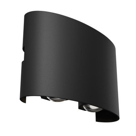 Architectural backlight Outdoor O417WL-L4B3K, 4W, 3.7x12x8 cm, LED, 400LM, 3000K, black color black-1