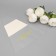 Packet stoop for flowers, with non -woven material, 26+7x37 cm, yellow