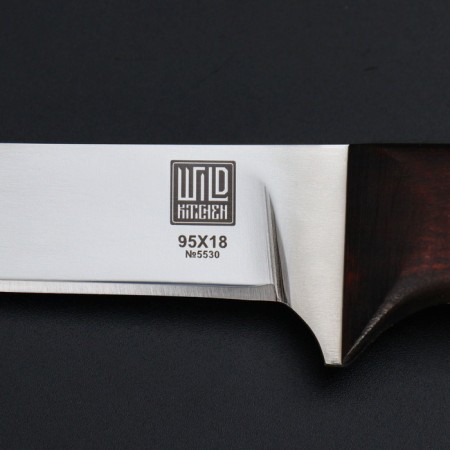 Knife Boilen Wild Kitchen, steel 95 × 18, blade 17 cm-4