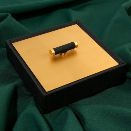 Eco -leather jewelry box, 15.3 x 15.3 cm-7