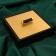 Eco -leather jewelry box, 15.3 x 15.3 cm