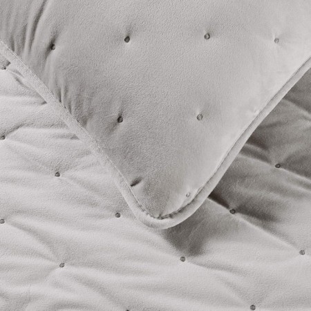 Iolanta bedspread, size 240x260 cm, silver color-1