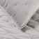 Iolanta bedspread, size 240x260 cm, silver color
