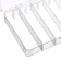 Container for fishing accessories, small, 5 departments, 11.5x9.5x2 cm