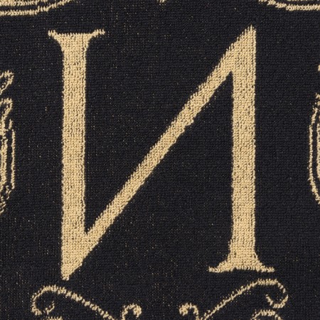 Tmachry Ethel towel "Ilya" Black, 50x90cm, 100% cotton, 420g/m2-3