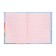 Notebook A6, 48 sheets in the cage "Flower", solid cover, glossy lamination, OFSET block 70g/m2