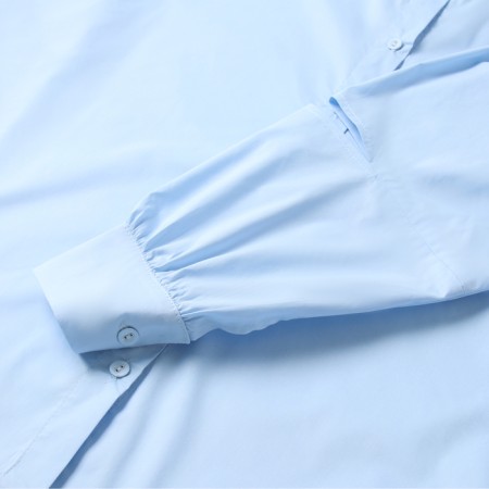 Women's blouse Minaku: Casual Collection Blue color, river 46-7