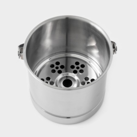 A stainless steel ice bucket, 1.3 l, 14.5 × 12.5 cm-3
