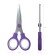 Children's scissors Erichkrause "Junior Protect", with a plastic cover and a personalized sticker, in a blister, mix