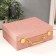 Casket to the leatherette for jewelry "Pink" combined suitcase 8x18x23 cm