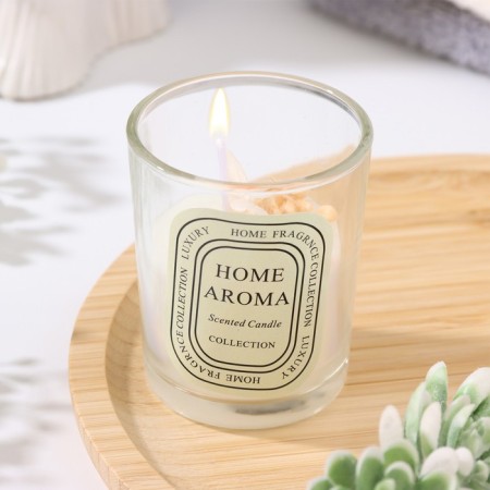Aromatic candle in a glass "Sweet Love", Garden, 5.5x6.5 cm