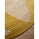 Decorative wicker rattan "Flower", 50x50x5 cm, yellow