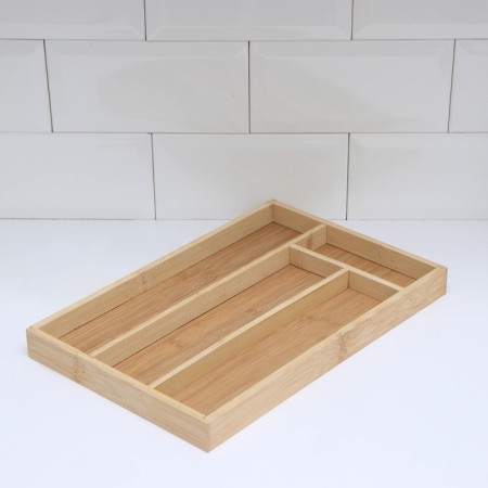 Drywall for cutlery of the bamboo forest, 33.5 × 22 × 3 cm, 4 cells-2