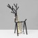 Stand for jewelry "Deer", 23 × 15 cm, black color