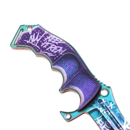 Hunting wooden knife "graffiti", length 25 cm-4