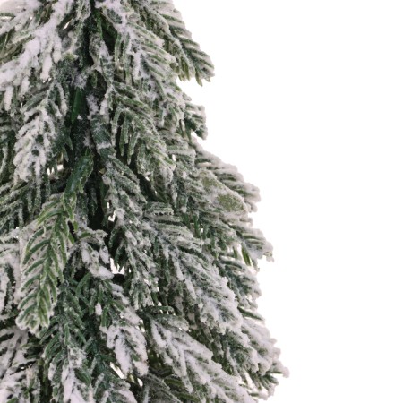 New Year's decor "Christmas tree in the snow on the stand" 12x12x18 cm-1