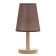 Bordeaux table lamp E27 40W brown 14x14x30 cm Risalux
