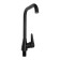 Juguni kitchen mixer 0402.157, one -rod, tall, black color