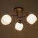 Milava chandelier 3he27 40W black-chromium 62x62x27 cm Bayerlux