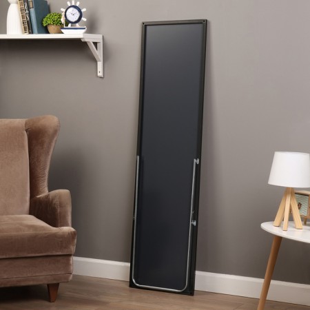 Interior mirror, acrylic, 36 x 148 cm black-2