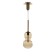 Suspension lamp mantra sonata, e27, 1x20W, 750 mm, bronze color