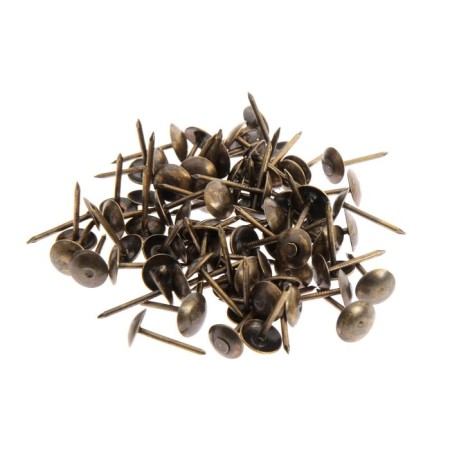 Tundra nails, decorative, 8x15 mm, bronze, 50 pcs-4