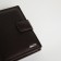 Male purse on magnet 3 in 1, department for auto documents, passports, brown color