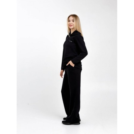 Women's suit BE Brave, size 56, black color-1