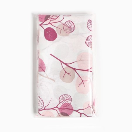 Pillowcase saving and I "eucalypt" color pink, 70x70 cm 100% cotton, calico, 120 g/m2-2