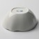 Basilnik ceramic uneven edge "Divorces", 600 ml, 17 cm, white color
