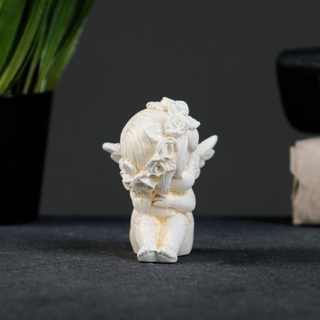 Figure "Angel in a wreath" gilding, 7x5x5cm-1