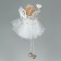 Christmas tree decoration "Fairy with a crown"