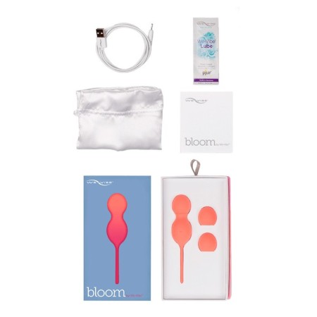 We-Vibe Bloom Kegel simulator, vaginal balls, orange color-3