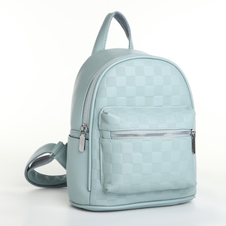 Women's backpack on lightning, blue color