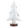 New Year's decor "White Christmas tree" 14 × 7 × 23 cm